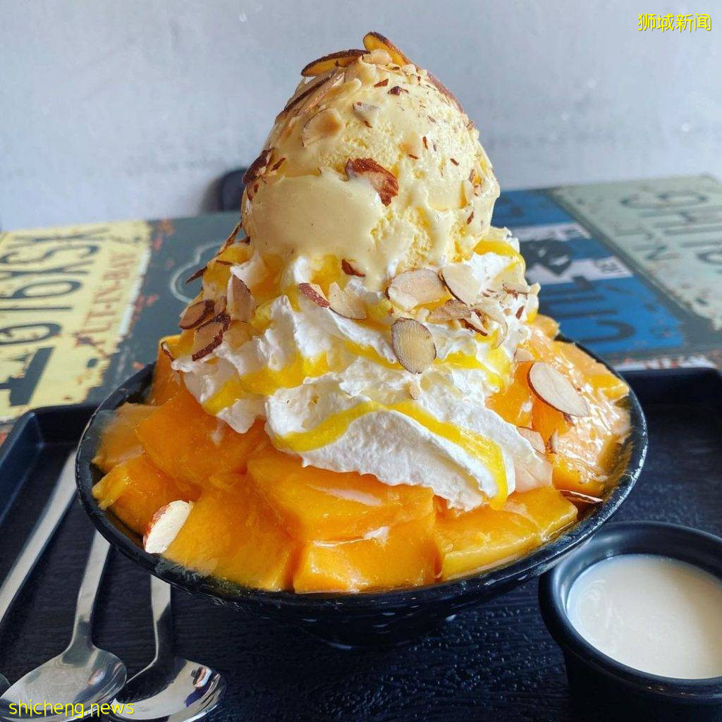 夏日解暑必备💖盘点新加坡韩式Bingsu🍨口感细腻顺滑、配料多到满出来，让你吃出初恋的感觉