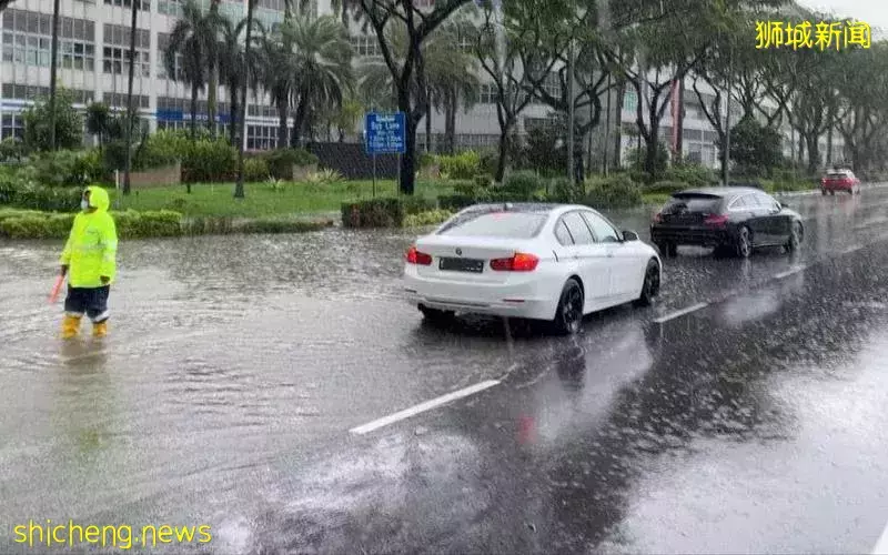 本地降豪雨 东区部分路段淹水20分钟