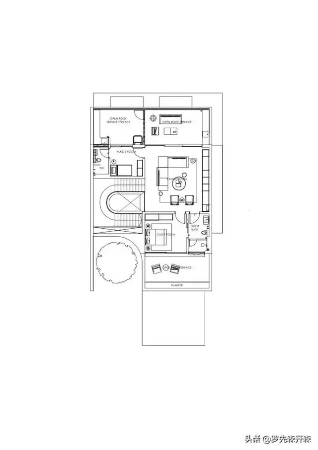 新加坡超好看的464㎡独栋住宅设计，回老家必盖的房子