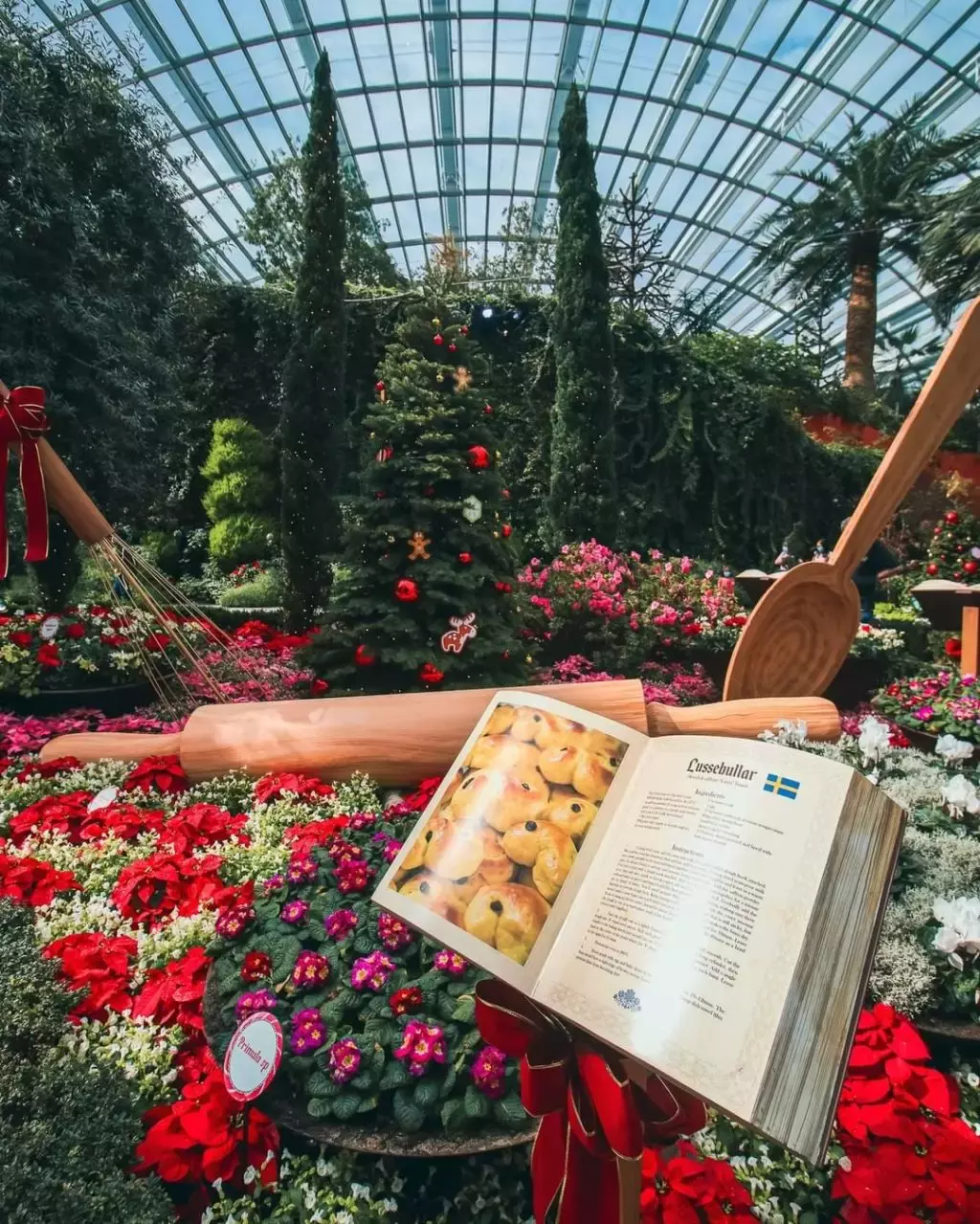 Gardens By The Bay圣诞季！甜蜜圣诞甜品主题装饰，一脚踏进童话世界