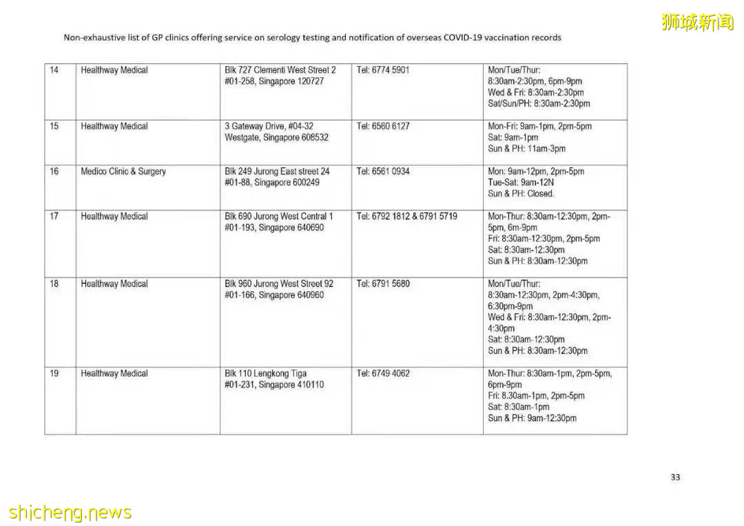 留学生亲述：在新加坡转移中国疫苗接种记录（内含诊所名单）