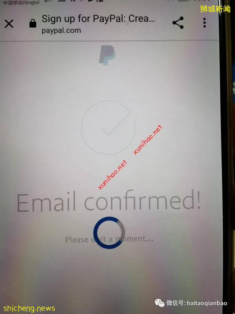 新加坡Paypal注册经验分享