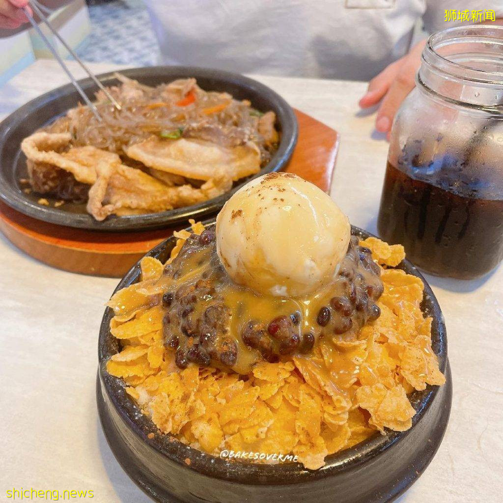 夏日解暑必备💖盘点新加坡韩式Bingsu🍨口感细腻顺滑、配料多到满出来，让你吃出初恋的感觉