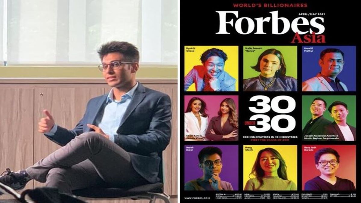 一名僅19歲新加坡科技CEO加入2021年”福布斯”榜單