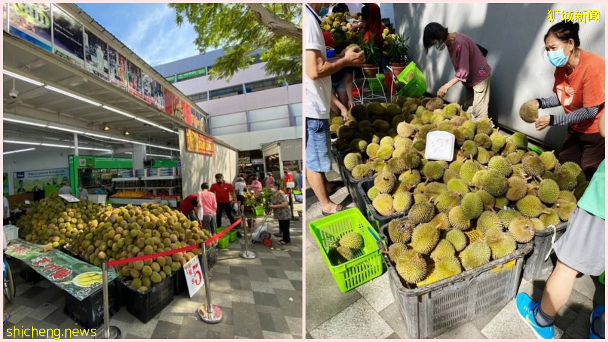 Bedok昇菘现在大大推出优惠, 每粒榴梿 S$ 2 起