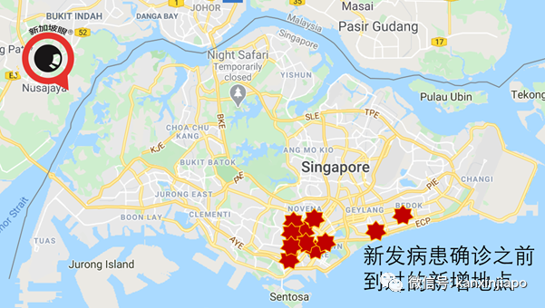 新发病患曾到乌节路、市中心、勿洛等11处的餐馆、酒吧及商场