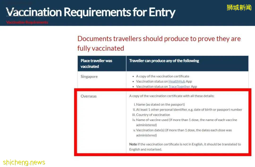 昨日起生效！新加坡政府發布入境新規：入境旅客必須完全接種疫苗