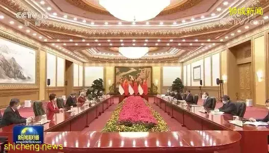 习近平会见新加坡总统