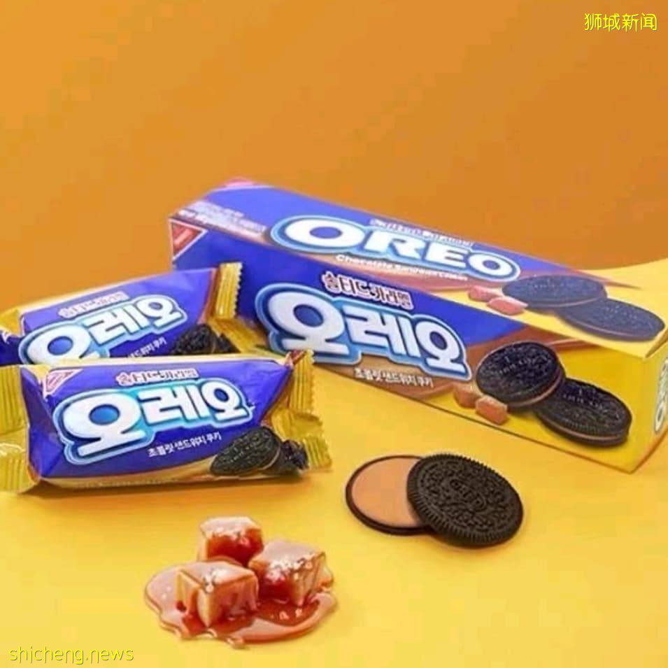 焦糖海盐Oreo！来自韩国的神仙味道，现已进驻本地超市 