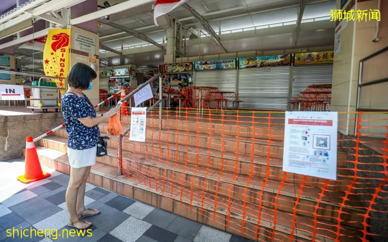 部分熟食中心未设SafeEntry感应器 出入仍须扫描QR码