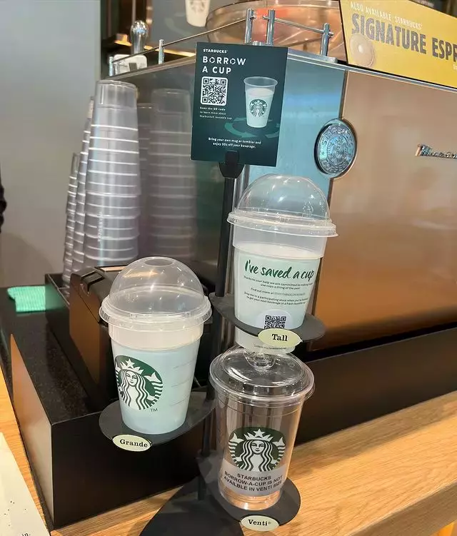 Starbucks租借可循环杯的活动开跑🥤仅限NUS三间门店，消费还可获$0.50回扣