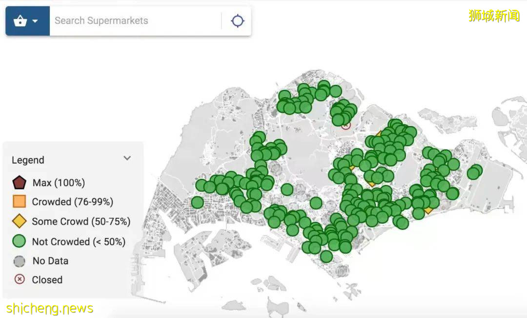 远离排队！在线地图可以让你查询新加坡商场的实时人流量。