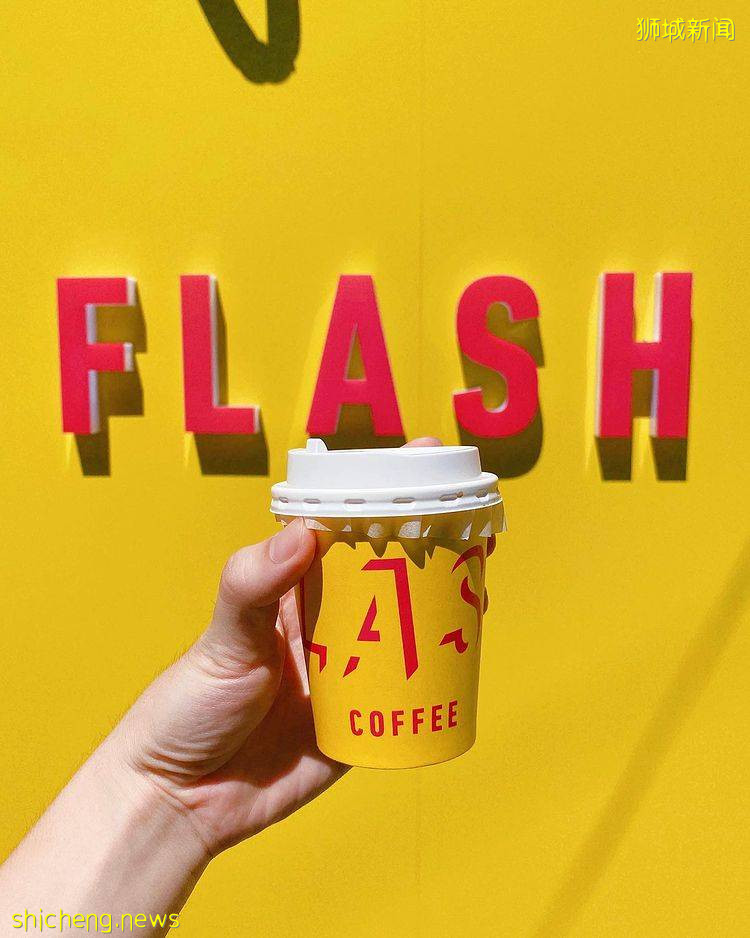 Flash Coffee乌节路旗舰店📌设计大胆抢眼、Ins风强势霸屏！优质咖啡买一送一直到10月17日⚡ 