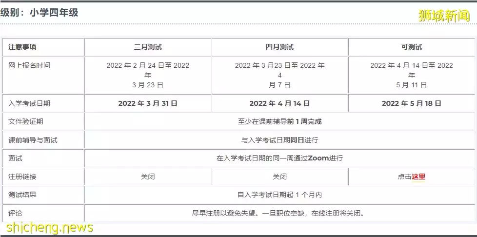 考試安排更新！2022新加坡三育中小學5月入學考試安排出爐