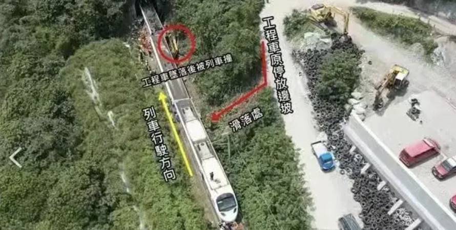 突發！台灣列車出軌50人死亡！車廂畫面曝光，新加坡緊急慰問