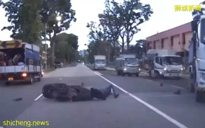 摩托車騎士撞倒行人 兩人受傷送院