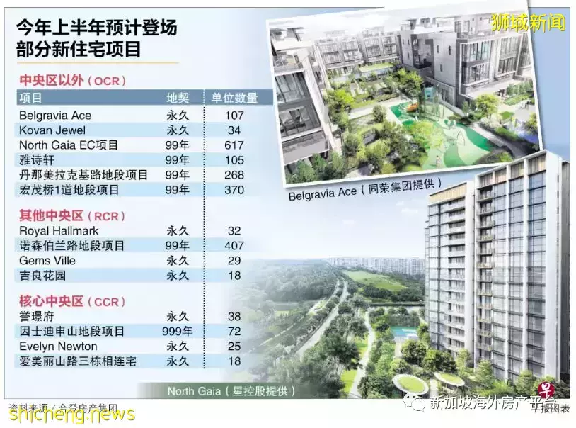 新加坡私宅：2021年推出更多大衆化私宅項目