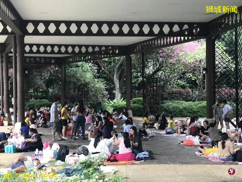 大巴窑公园逾500女佣聚集 公众忧酿疫情求助当局