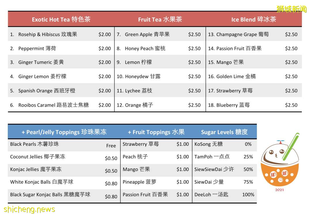 童年回忆！哆啦A梦奶茶来新加坡啦！泡泡茶、冰沙、水果鸡尾酒