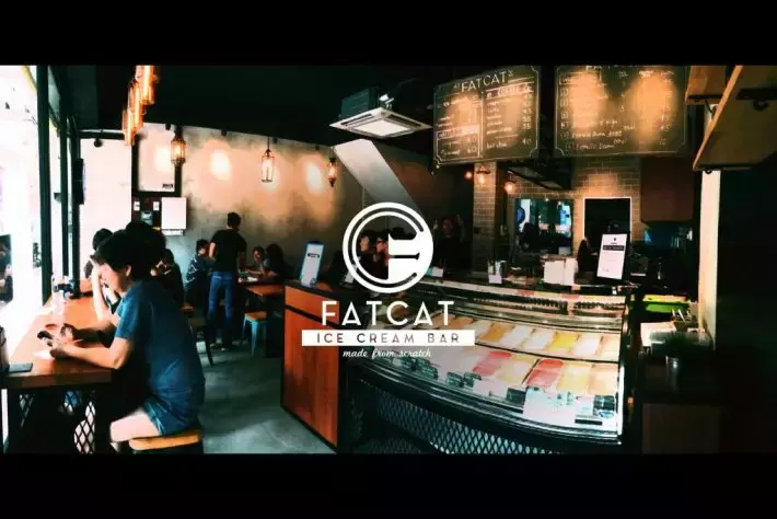 超火冰激凌小店FATCAT开新店啦，就在Kovan 