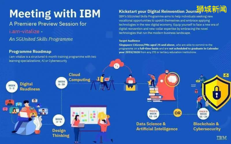IBM新加坡推出就業培訓計劃，提供每月1500新幣津貼，長達6個月