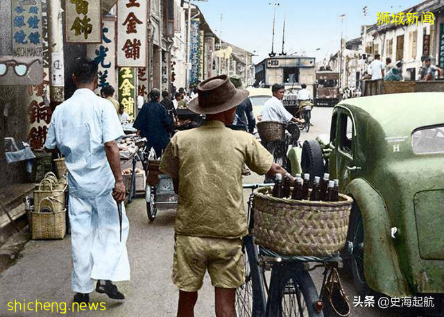 老照片：清朝末年，中國人下南洋謀生，很多人在新加坡當苦力
