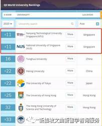 新加坡故事之NUS與NTU之間那些事