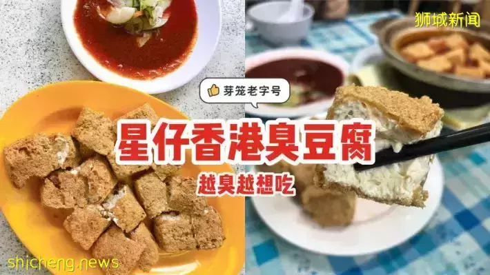 越臭越想吃！芽笼老字号“星仔香港臭豆腐”😮表皮焦脆、嫩滑可口，迅速爱上臭豆腐💗