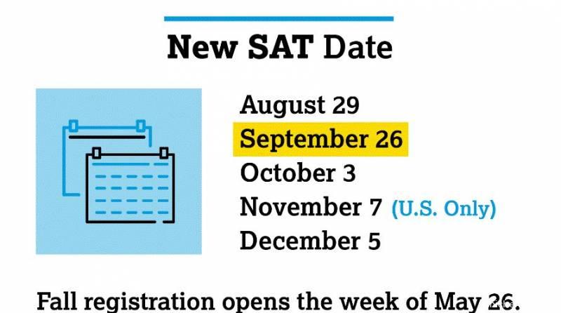 SAT下半年考位将于5月26号放出！申请新加坡留学，备考SAT价值何在