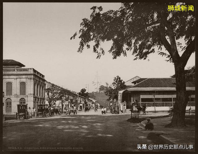 10张珍贵老照片：1890年新加坡的风土人情，你想穿越过去吗