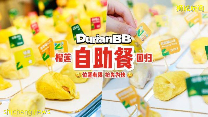 猫山王无限任吃💥 DurianBB Party今年最后一场榴梿自助餐！猫山王、D24、D78名种榴梿吃到饱🤤