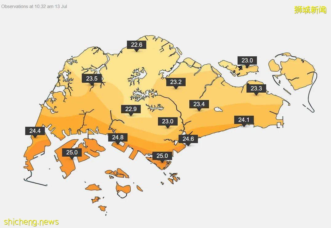 今天新加坡太冷了，气温骤降至22℃！这些地方又淹了