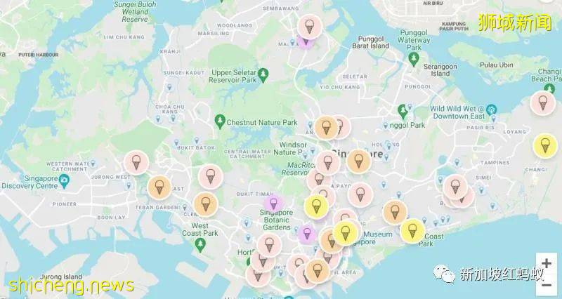 李家公子酷爱冰淇淋制作了“吃货地图”　造福新加坡一众冰淇淋发烧友