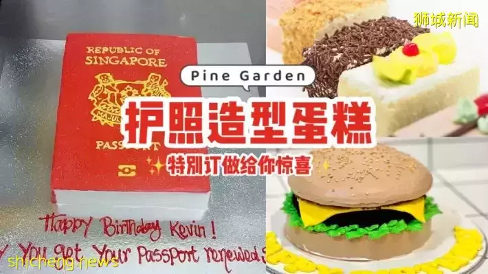 护照还没更新好？不怕，Pine Garden推出创意蛋糕~特别订制给你生日惊喜！🎂