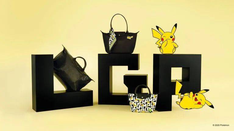 Longchamp x Pokémon系列13日开卖！皮卡丘饺子包，你爱了吗