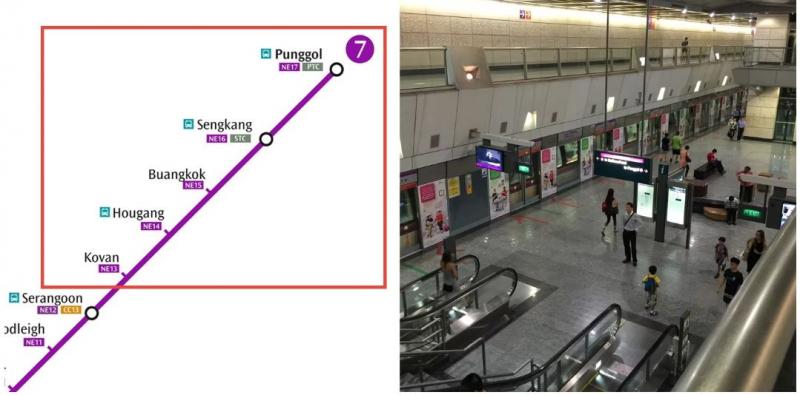 注意！ 11月North East Line上的5个地铁站将在晚上提早关闭