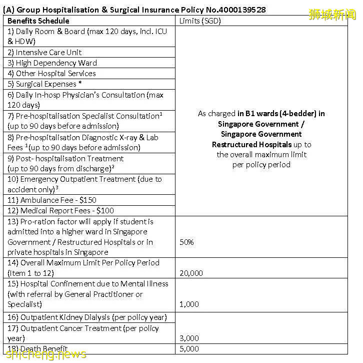 一文了解新加坡学校为学生购买了哪些保险