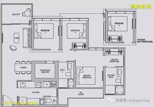 新加坡靠近马来西亚的组屋，都卖超过100万新币了