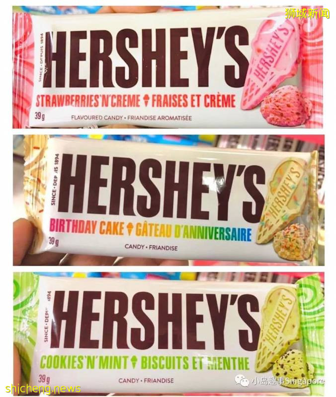 Hershey’s冰激淩口味巧克力來了！自帶buff冰涼口感，完美還原冰激淩口感