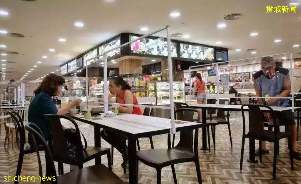 今天起，新加坡咖啡店和食堂业者允许完成疫苗接种者五人堂食