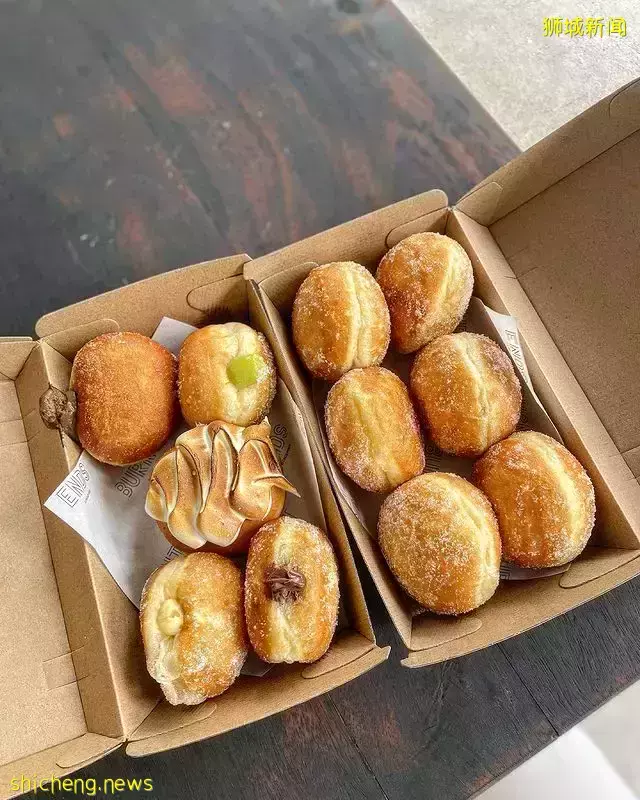 接好糖衣炮弹！盘点新加坡爆浆甜甜圈Bomboloni🍩圆圆鼓鼓外形、内馅满到流心😙 