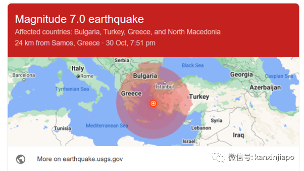 爱琴海水贯穿街道！希腊7.0大地震引发海啸、高楼坍塌