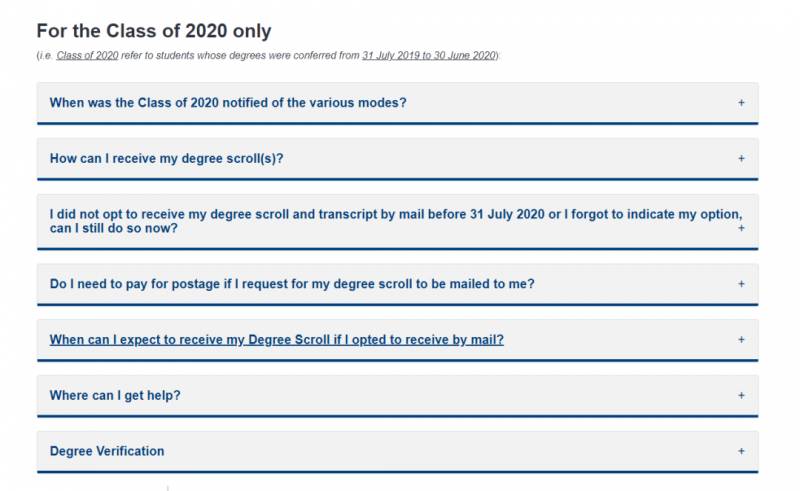 小坡岛留学 校长通知：NUS 2020届毕业典礼将继续延期