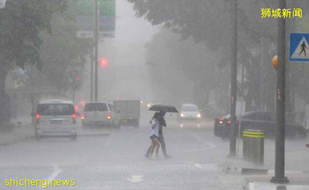 今天，新加坡被大暴雨淹沒了!