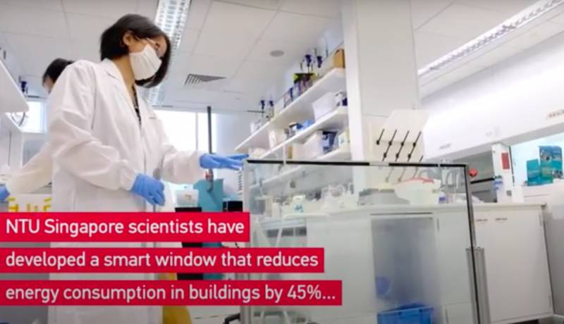 NTU 科学家研发液态夹层节能玻璃窗，可减少45%的能源损耗