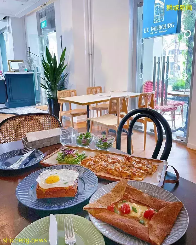 Le Faubourg巴黎风格法国Cafe🇫🇷自带优雅浪漫氛围，在圣淘沙体验法式美味✨ 