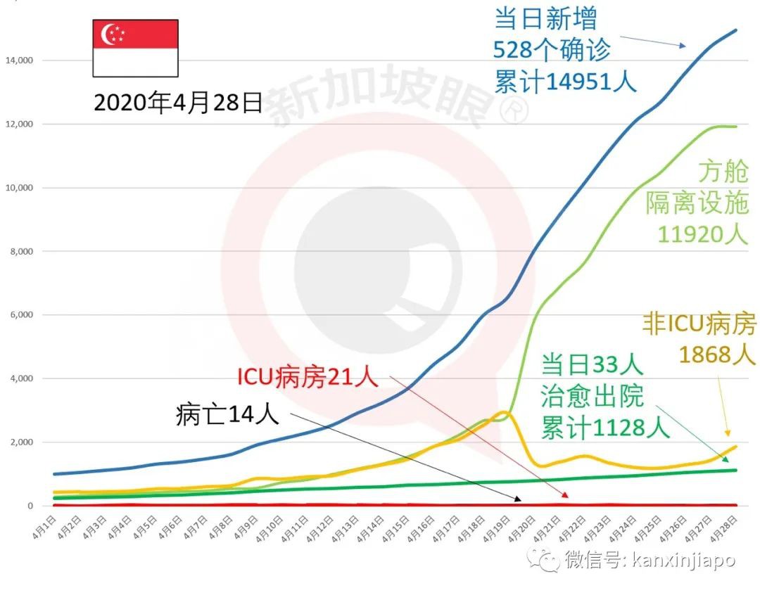 新增X例，累计1.5万 | 新加坡社区开展大范围检测，备4万张病床