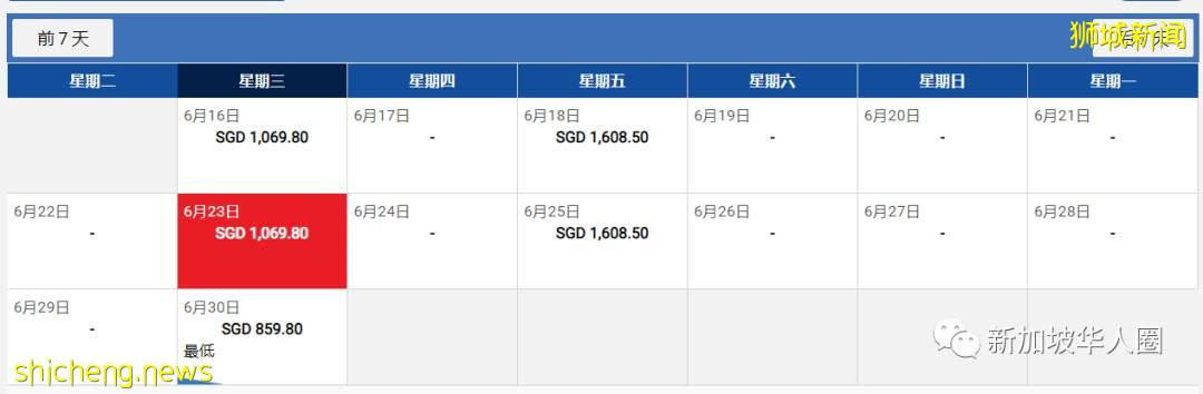 重磅！新加坡回國6月機票開始上漲！一城市暴漲3000多人民幣