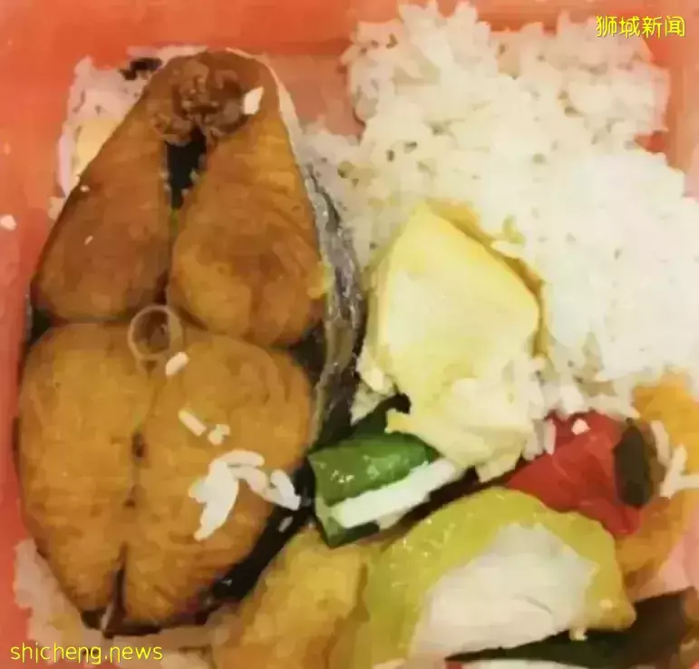 “在新加坡買了一菜一肉雜菜飯，花掉我15塊錢！”