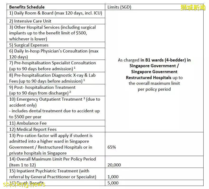 一文了解新加坡学校为学生购买了哪些保险